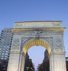 Fototapeta na wymiar Washington Square Monument Greenwich Village, Manhattan, New York City 