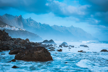 Sunset over ocean Tenerife
