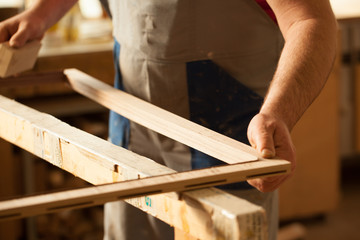 Hand made wooden product process