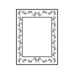 Frame rectangle card