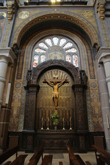 Fototapeta na wymiar Basílica del Sagrado Corazón en Gijón, Asturias