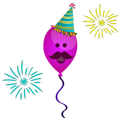 Obraz premium Isolated happy balloon