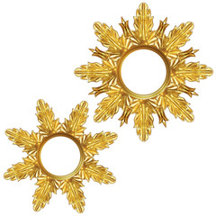 golden snowflake