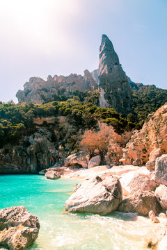 The beautiful Cala Goloritzè in Sardinia
