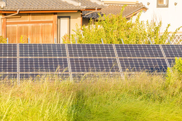 Solar power panels for innovation green energy for life