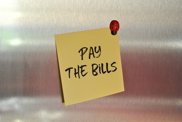 Pay the bills - obrazy, fototapety, plakaty