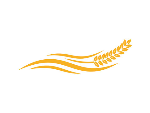 wheat seed food bakery logo