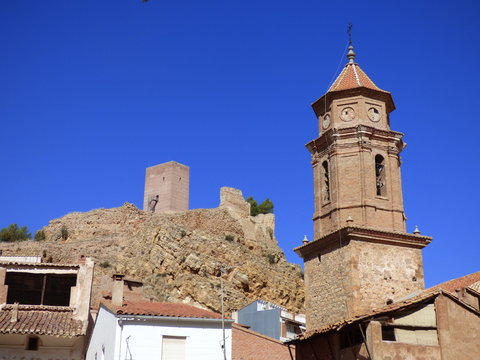Villel. Pueblo de Teruel en la comunidad autónoma de Aragón (España)