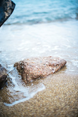 Stone in the sea