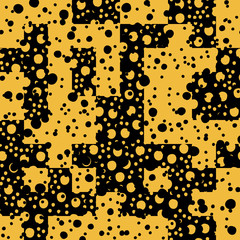 Asymmetrical Seamless Art Camouflage Design