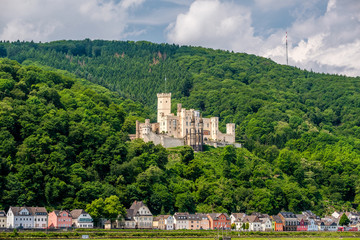 Fototapeta na wymiar Stolzenfels Castle at Rhine Valley near Koblenz, Germany.