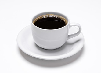 Coffee cup isolated on white background