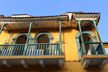 House in old town Cartagena, Colombia