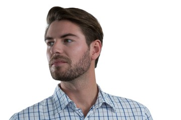 Fototapeta premium Man looking away