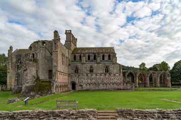 Fototapeta na wymiar Melrose Abbey, Scotland