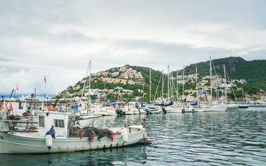 Fischerboot in Port Andratx Mallorca