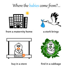 Where the babies come from ?