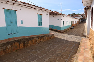 Colonial village of Barichara near San Gil, Colombia