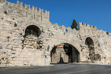 Rhodes Old Town, one of the best preserved and most extensive medieval towns in Europe. 