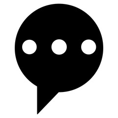 Chat bubble icon