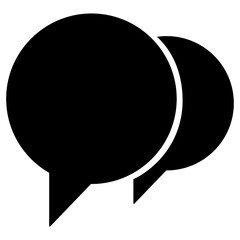 Chat bubbles icon