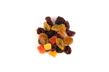 Mix variety of dried fruit
