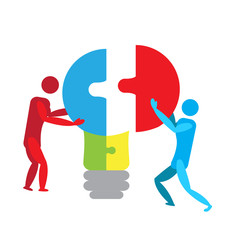 Abstract teamwork icon