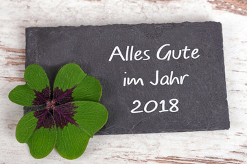 Alles Gute im Jahr 2018