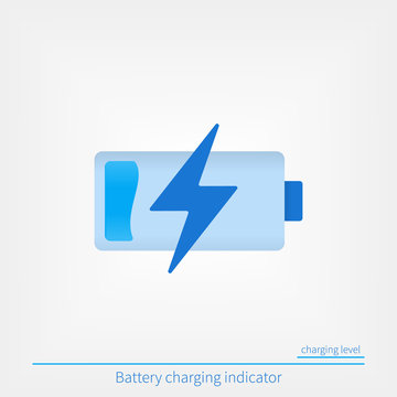 Battery Charging vector icon