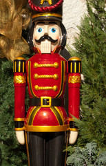 Nutcracker soldier at entrance