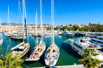 Port of Palma de Mallorca, Spain, Europe