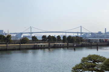 The river view from the Hamarikyu garden