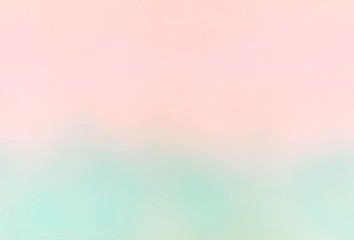 Soft pastel pink and turquoise blue smoky blur gradient elegant background