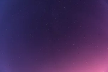 Foto op Canvas Nachtelijke sterrenhemel kleurrijke hemel als achtergrond. © Unique Vision