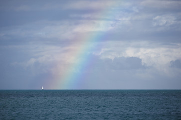 Rainbow Over Sea, Antigua