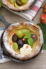 スキレットで作るダッチベイビー