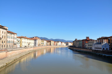 Rio Arno in Pisa