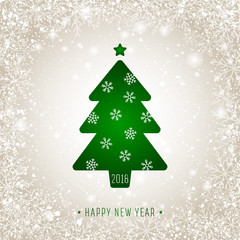 Fototapeta na wymiar happy new year greeting card vector illustration