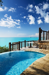 Little Pool Overlooking Caribbean Sea, Antigua - 183132800