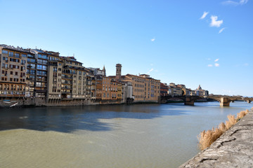 Fototapeta na wymiar Rio arno Florence 
