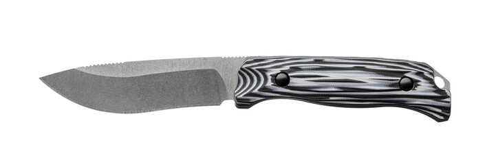 Hunting knife isolated on white