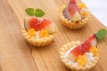 イチジクのタルト