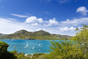 Sailboats At English Harbor In Antigua