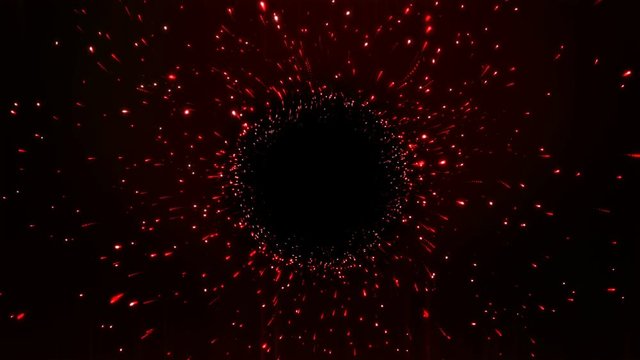 Distortion of space and time ver. Red