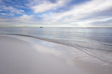 Little Island In Very Calm Sea, Antigua
