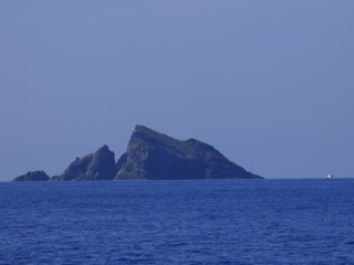 Fototapeta na wymiar Columbretes. Reserva marina de las Islas Columbretes a 50 km de Castellon (España)