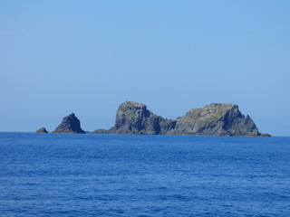Fototapeta premium Columbretes. Reserva marina de las Islas Columbretes a 50 km de Castellon (España)