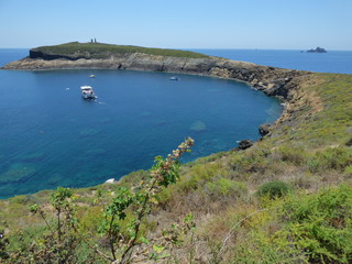 Fototapeta na wymiar Islas Columbretes, reserva marina perteneciente a Castellon (Comunidad Valenciana, España)