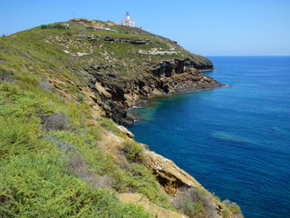 Fototapeta na wymiar Islas Columbretes, reserva marina perteneciente a Castellon (Comunidad Valenciana, España)