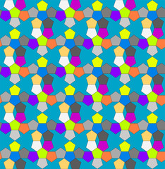 Seamless Colorful Geometric Pattern